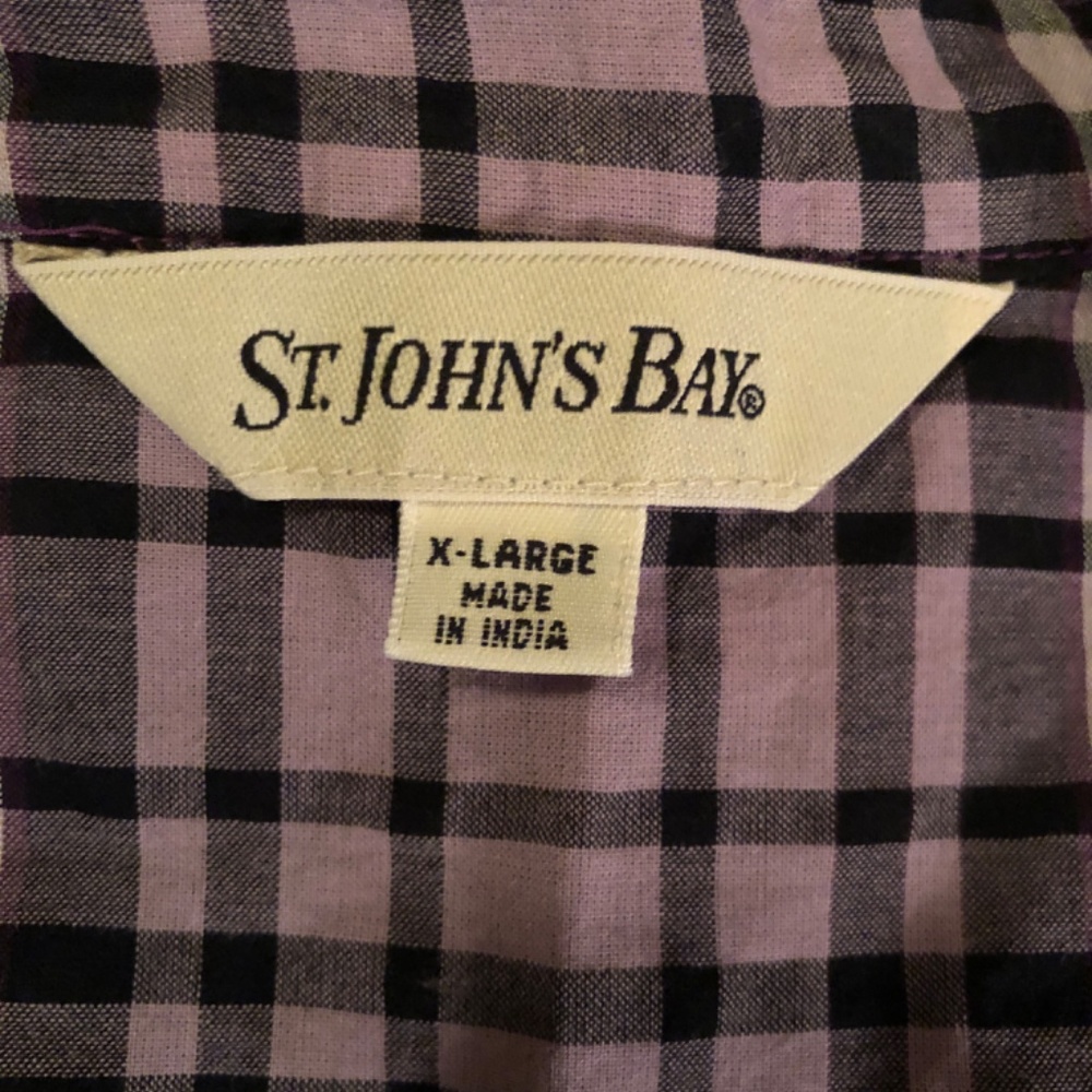 Purple check blouse - Picture 3 of 4